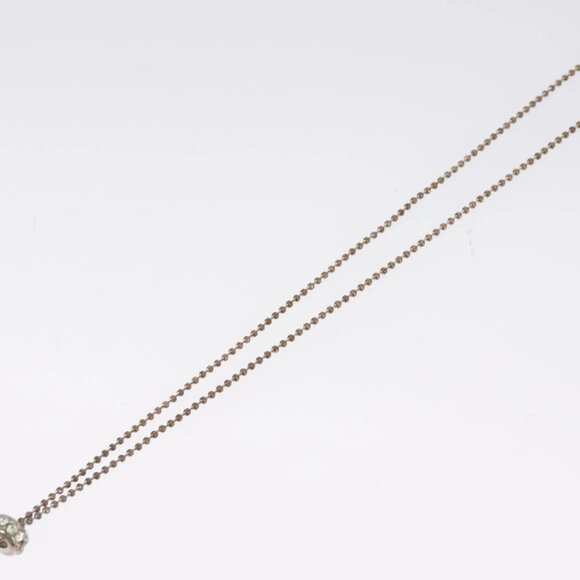 Christian Dior Necklace metal Silver tone Auth - Picture 7 of 16